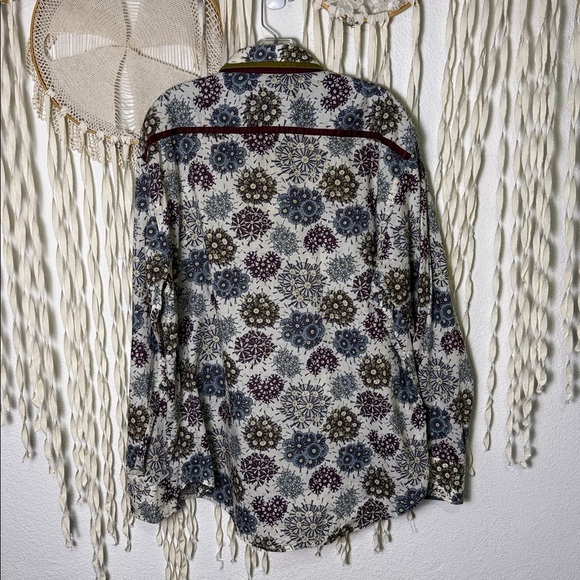 Robert Graham Long Sleeve Button Down Fall Floral Dress Shirt XL Cotton - Picture 6 of 11